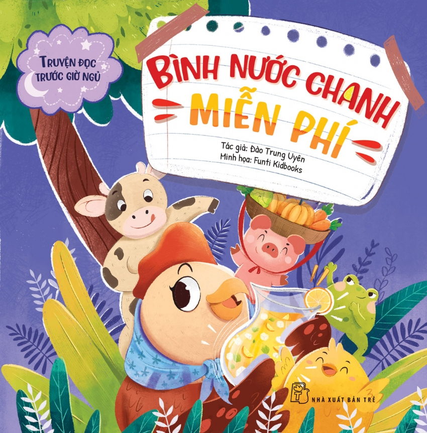 bộ sách truyện đọc trước giờ ngủ - bình nước chanh miễn phí + chiếc bàn mới của sói + sạp bí đỏ của bác bò (bộ 3 cuốn) - Ảnh 2