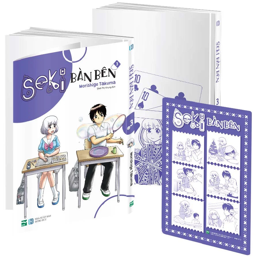 bộ seki bàn bên - tập 3 - tặng kèm sticker - Ảnh 2