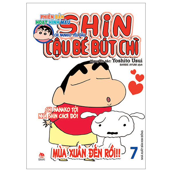 bộ shin - cậu bé bút chì - phiên bản hoạt hình màu - tập 7 - chị nanako yêu dấu (tái bản 2023)