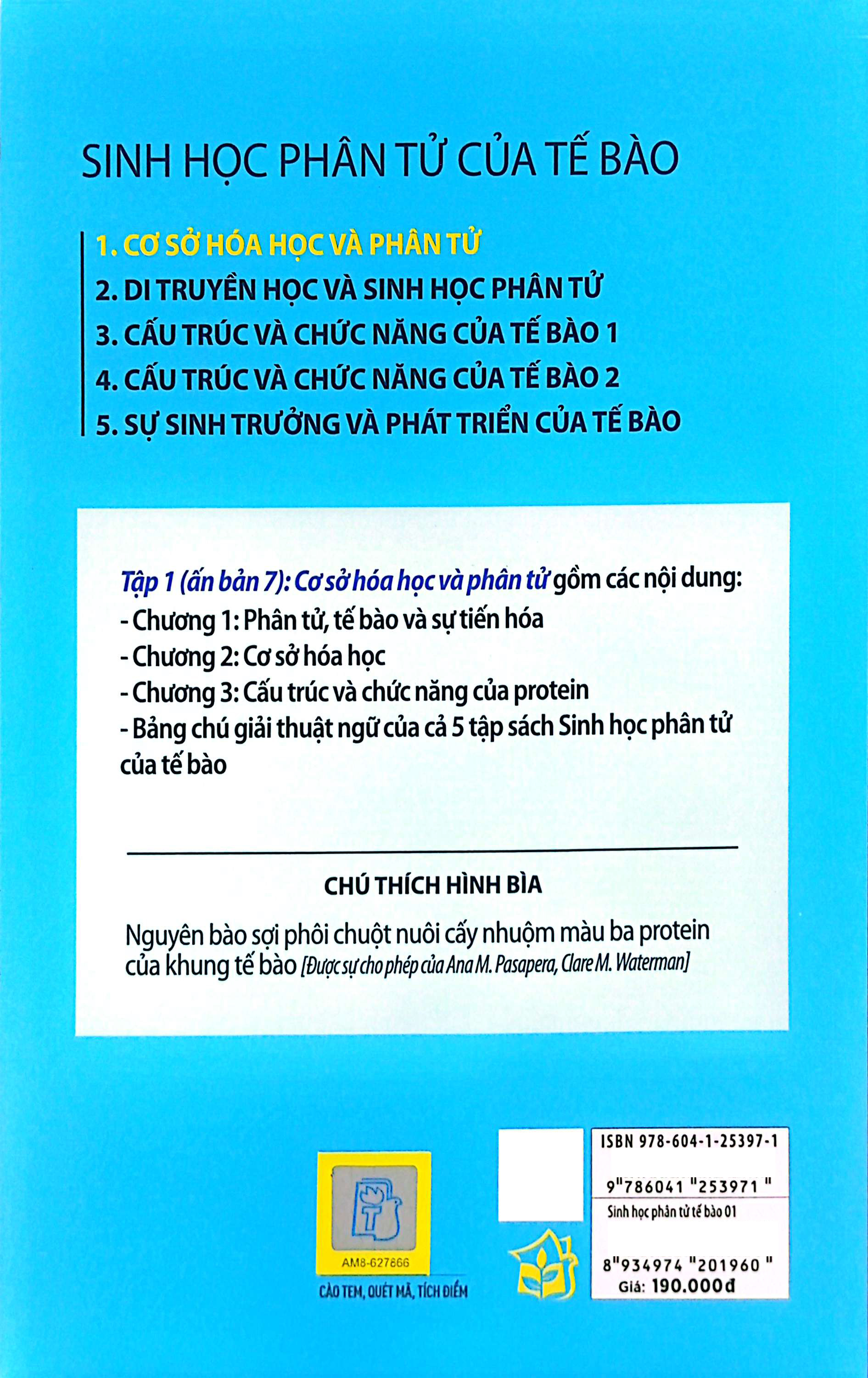 Bộ Sinh Học Phân Tử Của Tế Bào - Tập 1 - Cơ Sở Hoá Học Và Phân Tử (Tái Bản 2024) - Ảnh 11