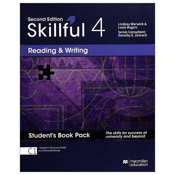 bộ skillful second edition level 4 reading & writing student's book + digital student's book pack