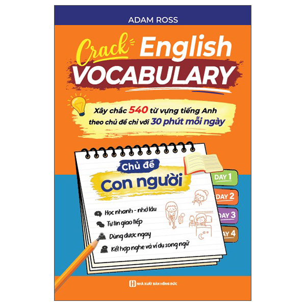 Bộ Sổ Tay Crack English Vocabulary - Xây Chắc 540 Từ Vựng Tiếng Anh Theo Chủ Đề Chỉ Với 30 Phút Mỗi Ngày - Chủ Đề Đời Sống - Ảnh 11