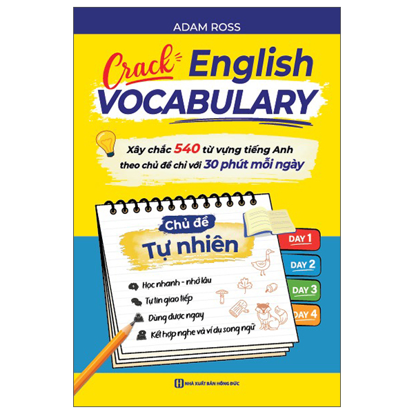 Bộ Sổ Tay Crack English Vocabulary - Xây Chắc 540 Từ Vựng Tiếng Anh Theo Chủ Đề Chỉ Với 30 Phút Mỗi Ngày - Chủ Đề Đời Sống - Ảnh 9