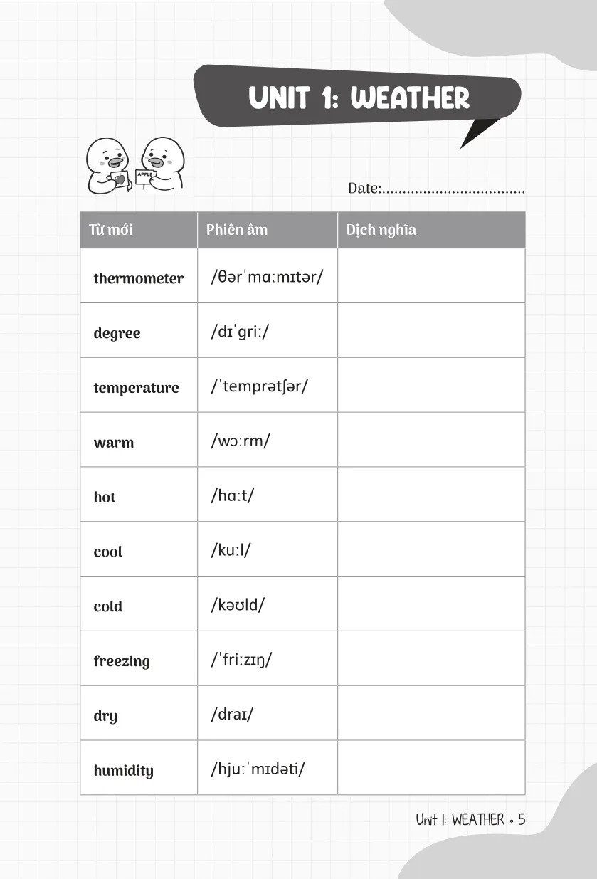 Bộ Sổ Tay Crack English Vocabulary - Xây Chắc 540 Từ Vựng Tiếng Anh Theo Chủ Đề Chỉ Với 30 Phút Mỗi Ngày - Chủ Đề Tự Nhiên - Ảnh 6