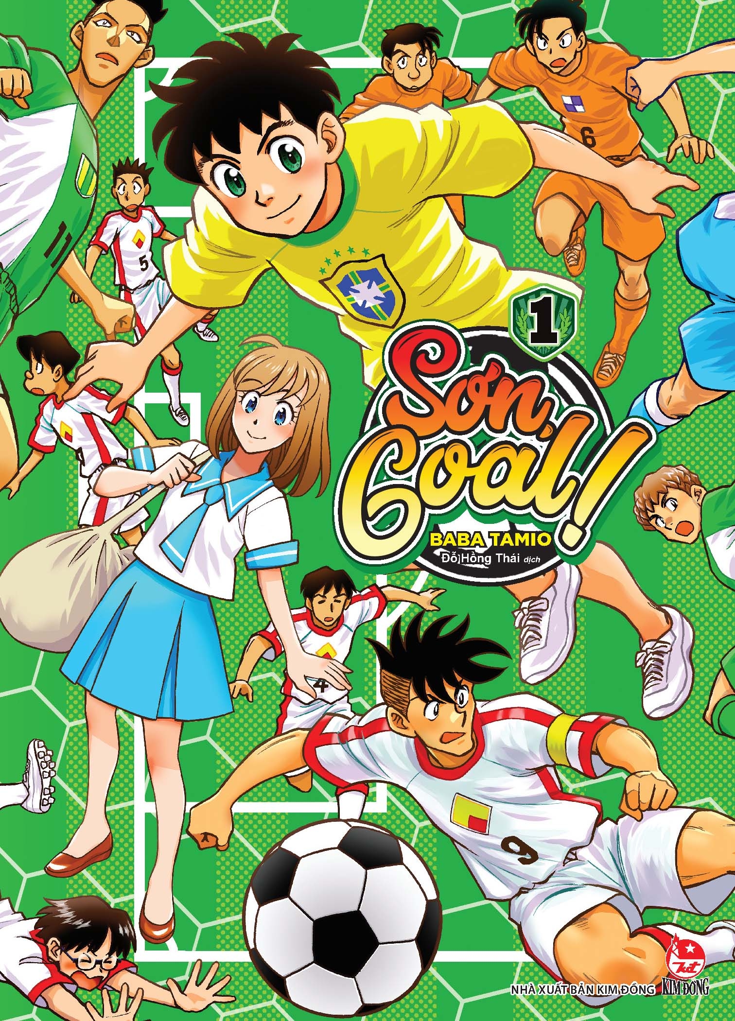 bộ sơn, goal! - tập 1 - tặng kèm obi + bìa bonus + postcard độc quyền + postcard khổ vuông 10x10cm - Ảnh 2