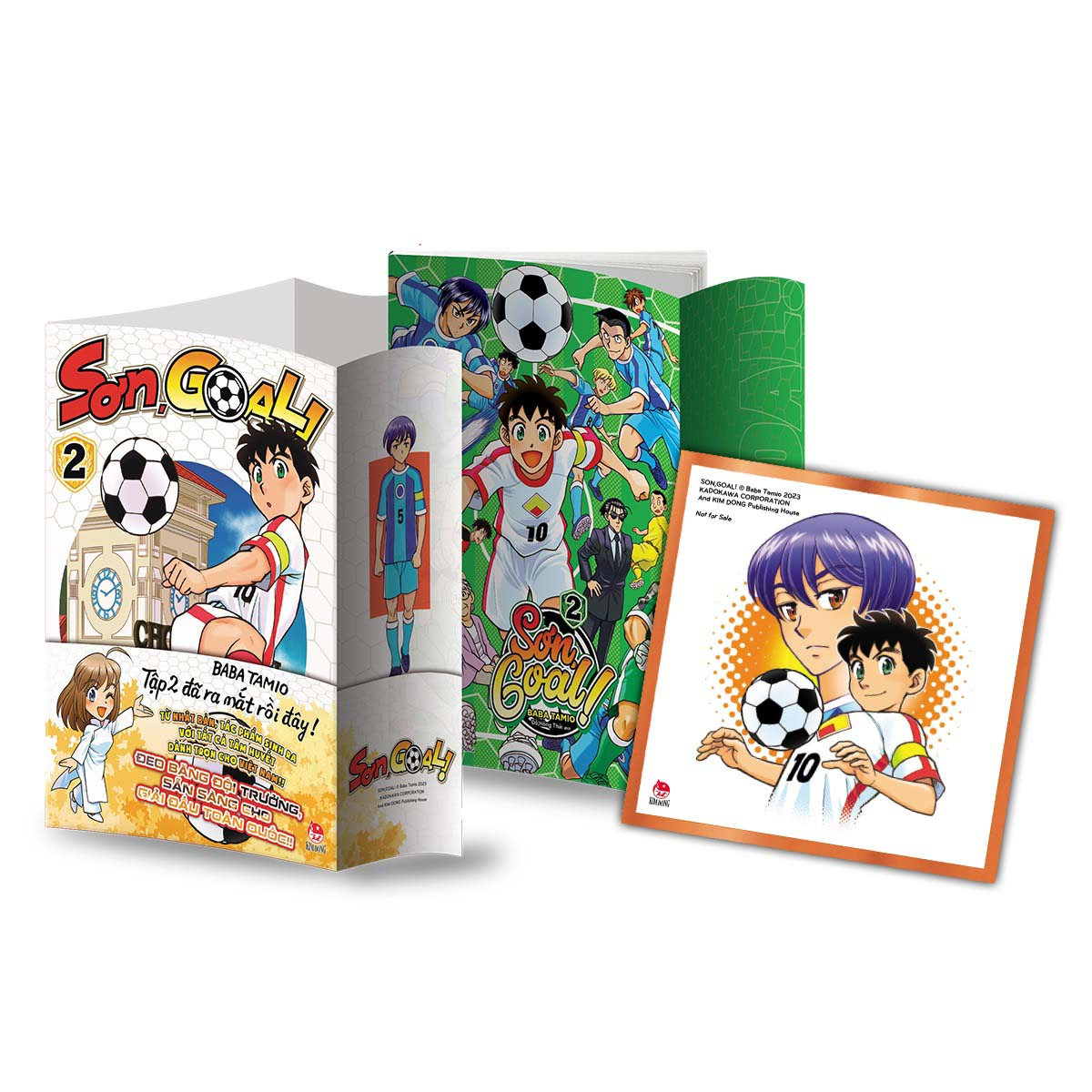 bộ sơn, goal! - tập 2 - tặng kèm obi + bìa bonus + postcard - Ảnh 2