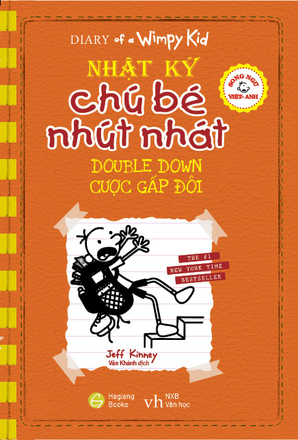 bộ song ngữ việt - anh - diary of a wimpy kid - nhật ký chú bé nhút nhát - tập 11: cược gấp đôi - double down - Ảnh 2