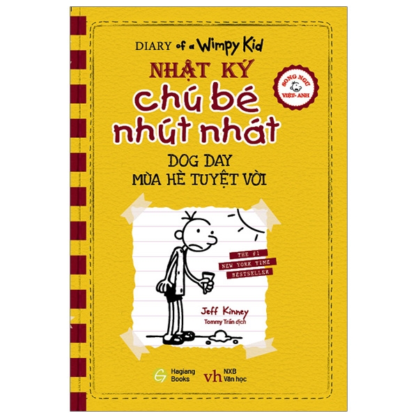 bộ song ngữ việt - anh - diary of a wimpy kid - nhật ký chú bé nhút nhát - tập 4: mùa hè tuyệt vời - dog day