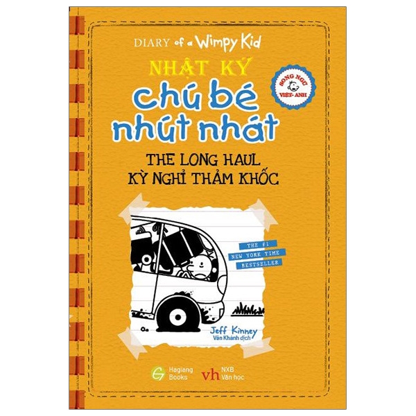 bộ song ngữ việt - anh - diary of a wimpy kid - nhật ký chú bé nhút nhát - tập 9: kỳ nghỉ thảm khốc - the long haul