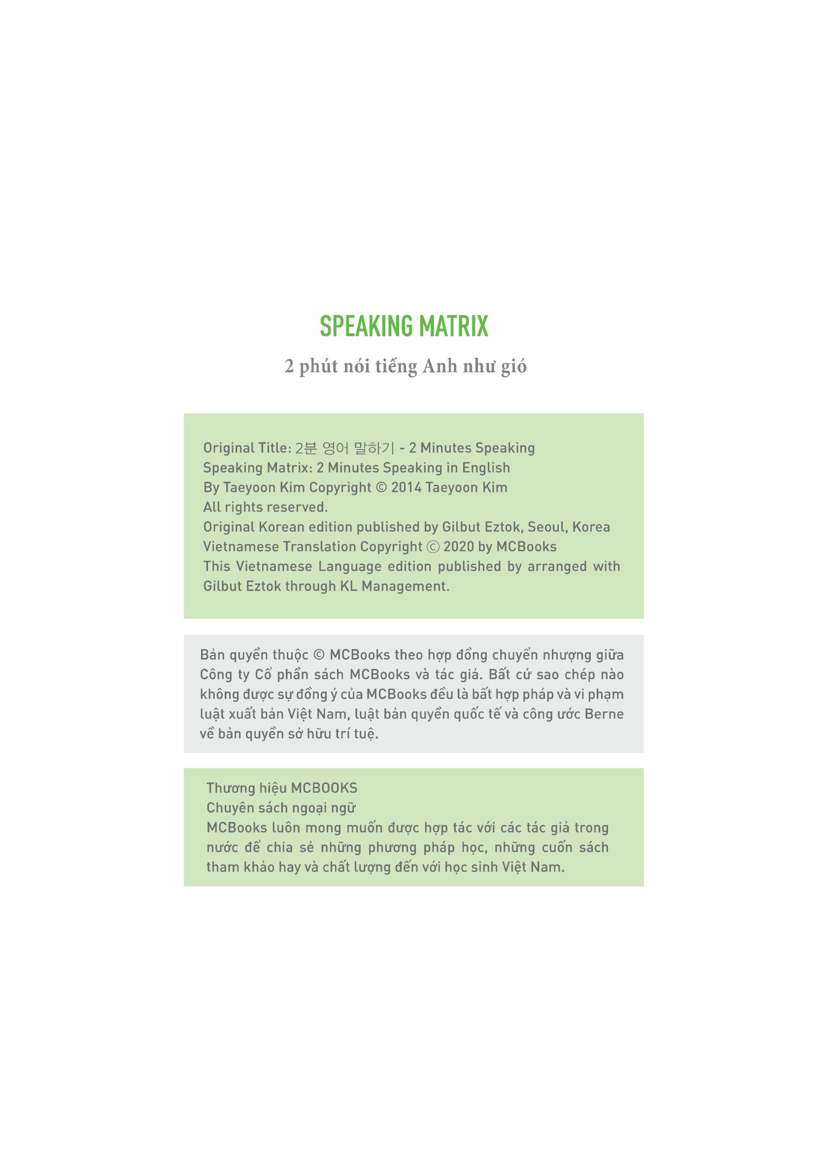 bộ speaking matrix - 2 phút nói tiếng anh như gió - Ảnh 3