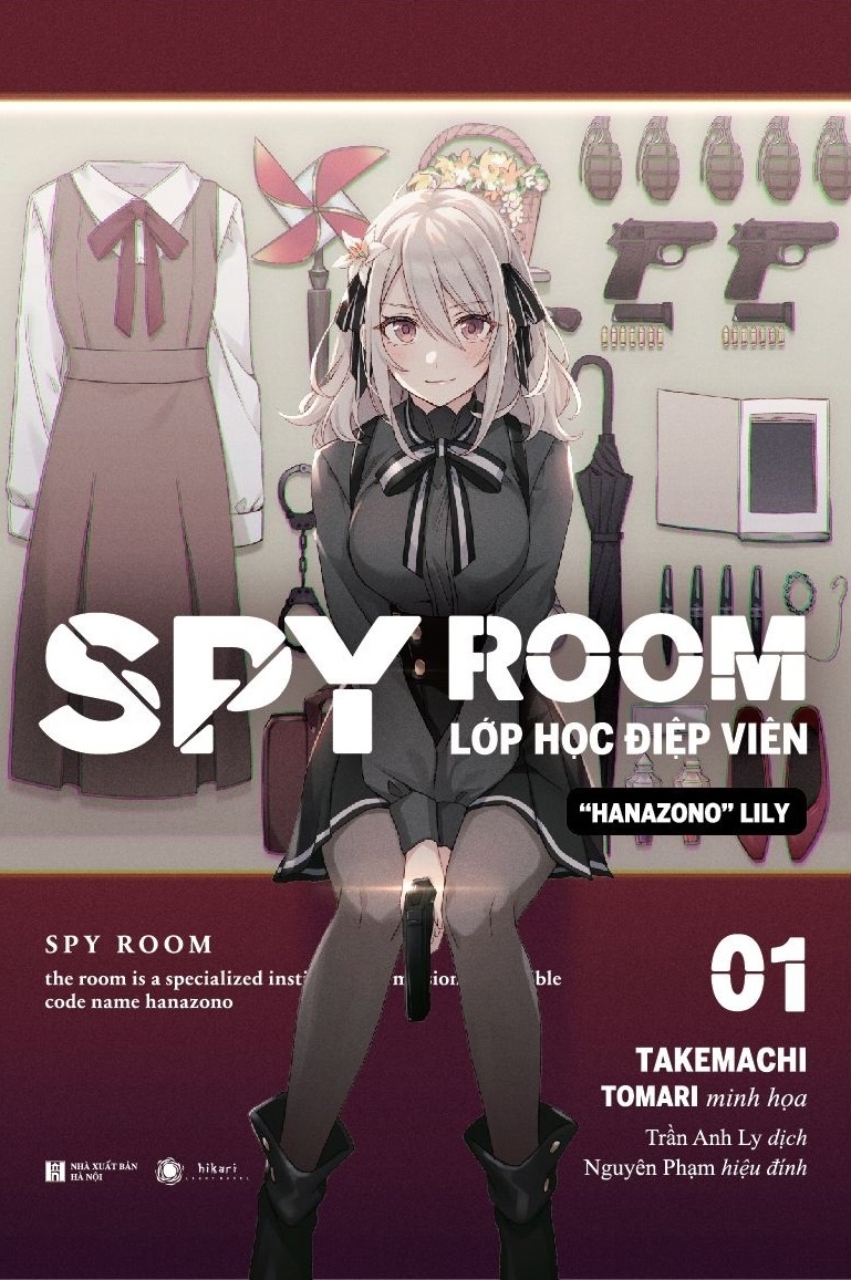 bộ spy room - lớp học điệp viên - tập 1: hanazono lily - tặng kèm bookmark tròn - Ảnh 2