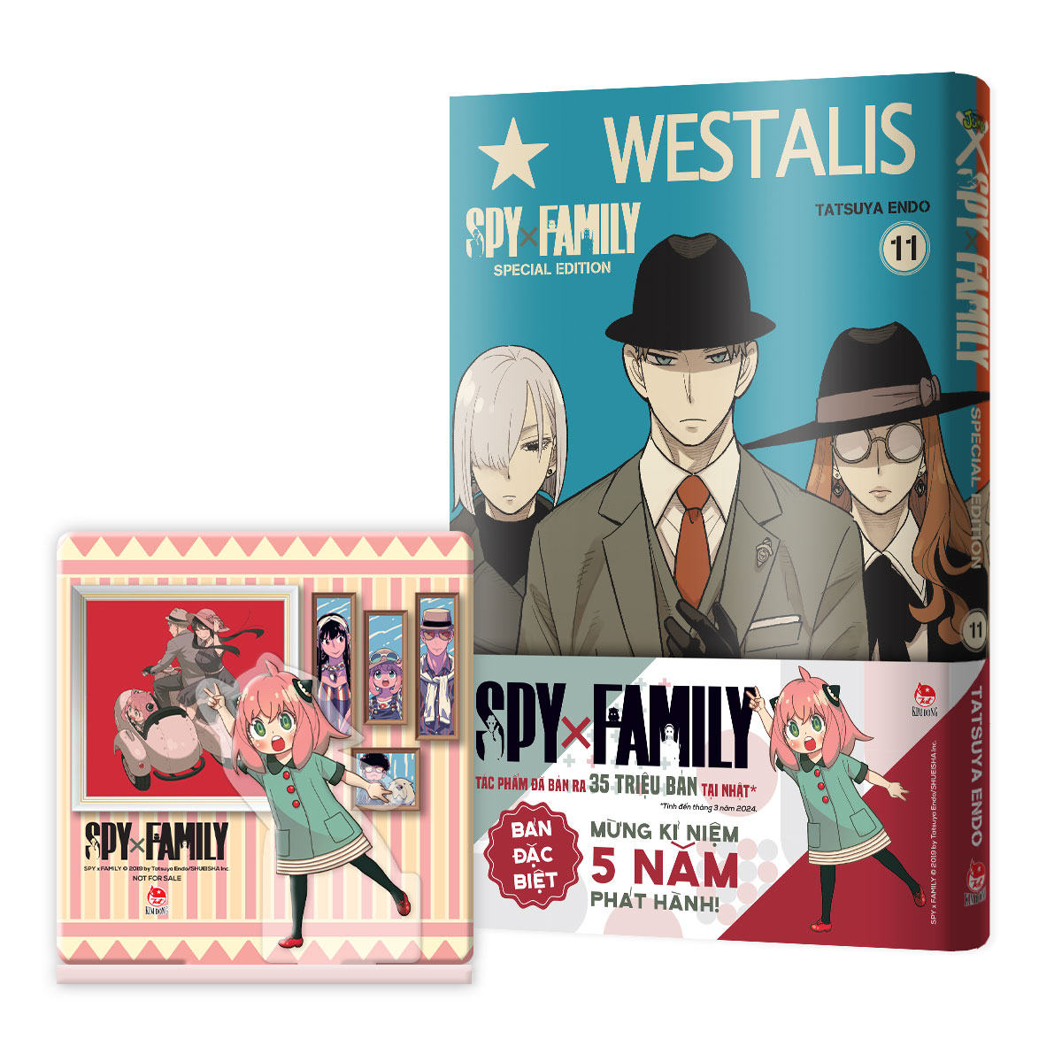Bộ Spy X Family - Tập 11 - Bản Đặc Biệt - Tặng Kèm Obi + Bìa Áo PVC + Standee Acrylic - Ảnh 2
