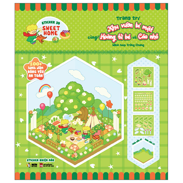 Bộ Sticker 3D Sweet Home - Trang Trí Phòng Khách Cùng Voi Tiny - Ảnh 13