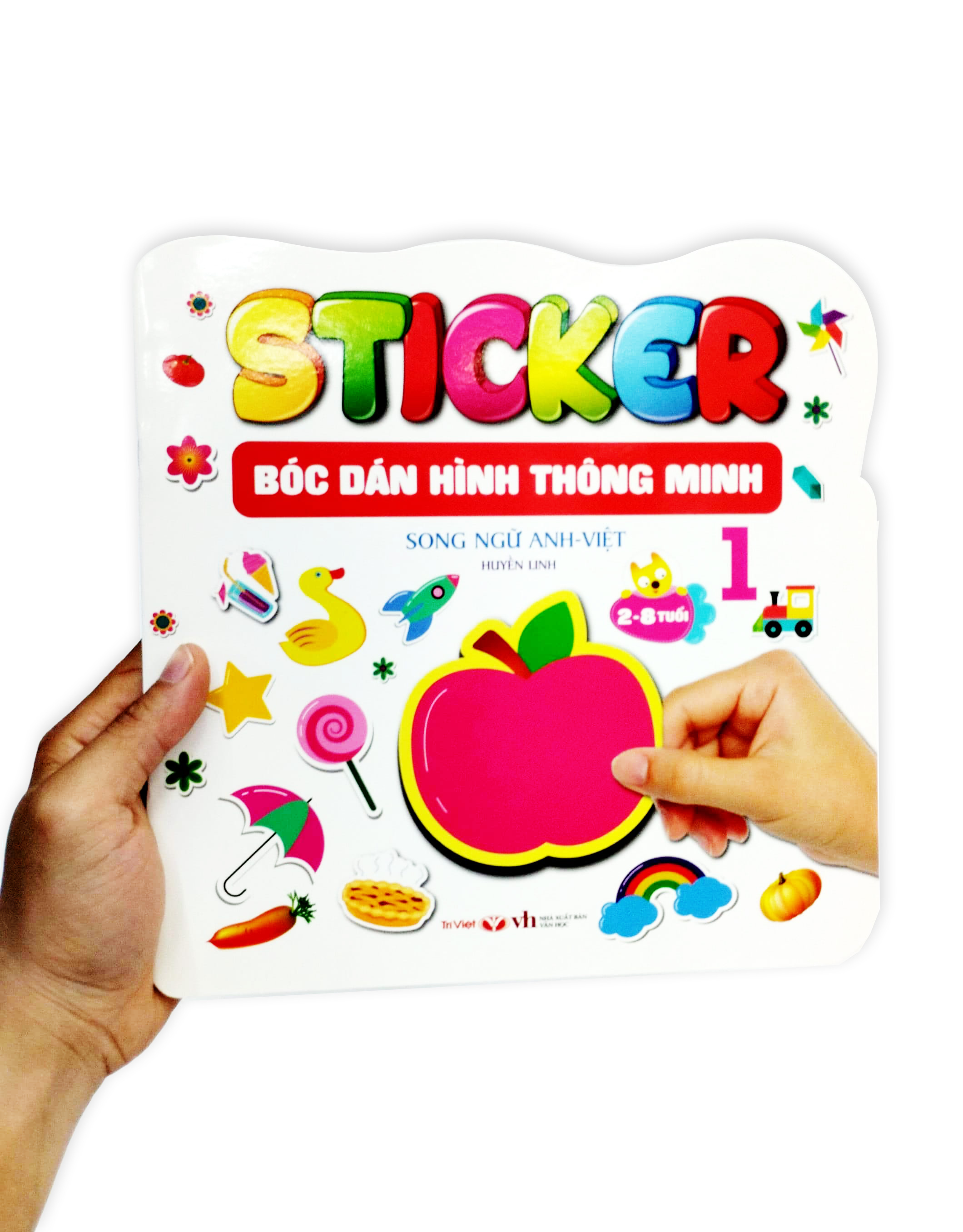 bộ sticker - bóc dán hình thông minh - song ngữ anh-việt - tập 1 - Ảnh 7