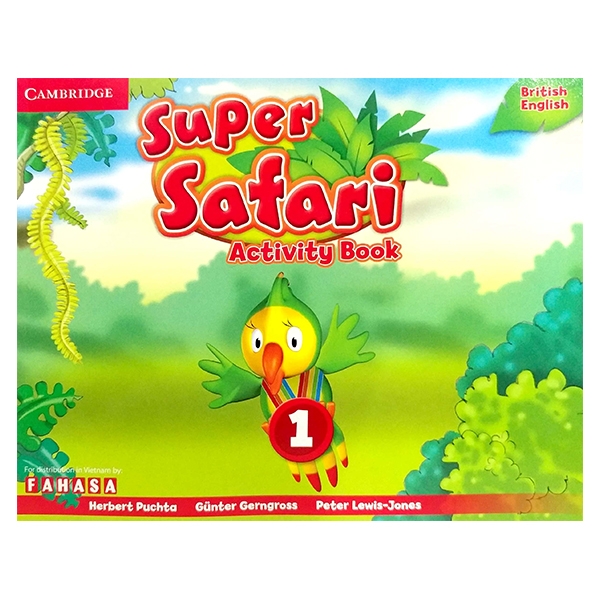 bộ super safari level 1 activity book - fahasa reprint