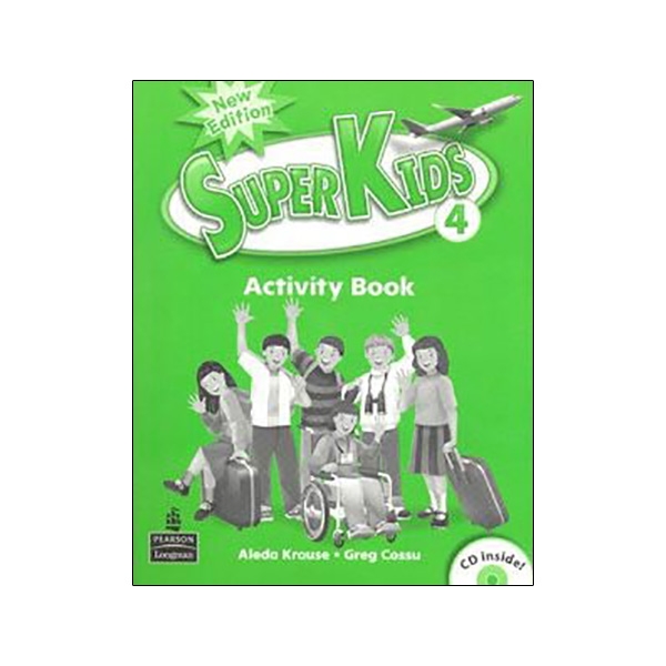 bộ superkids new edition activity book 4 with cd