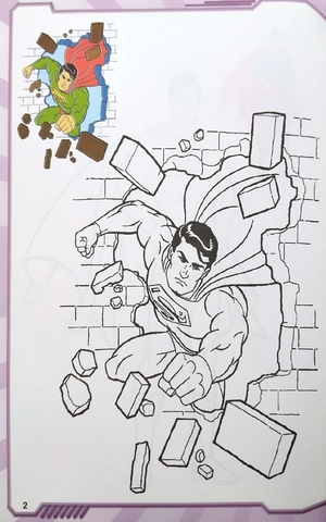 bộ superman - tô màu siêu nhân - quyển 3 - Ảnh 4