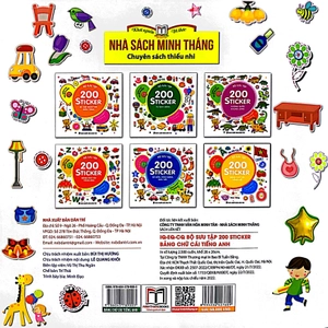 bộ sưu tập 200 sticker - bảng chữ cái tiếng anh (tái bản 2022) - Ảnh 7