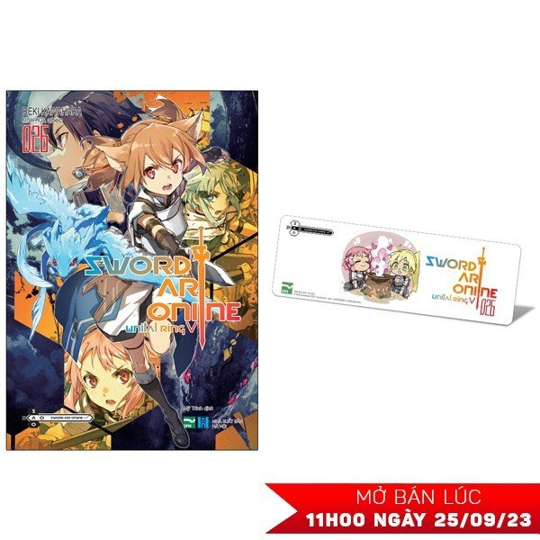 bộ sword art online 26: unital ring v - tặng kèm bookmark pvc