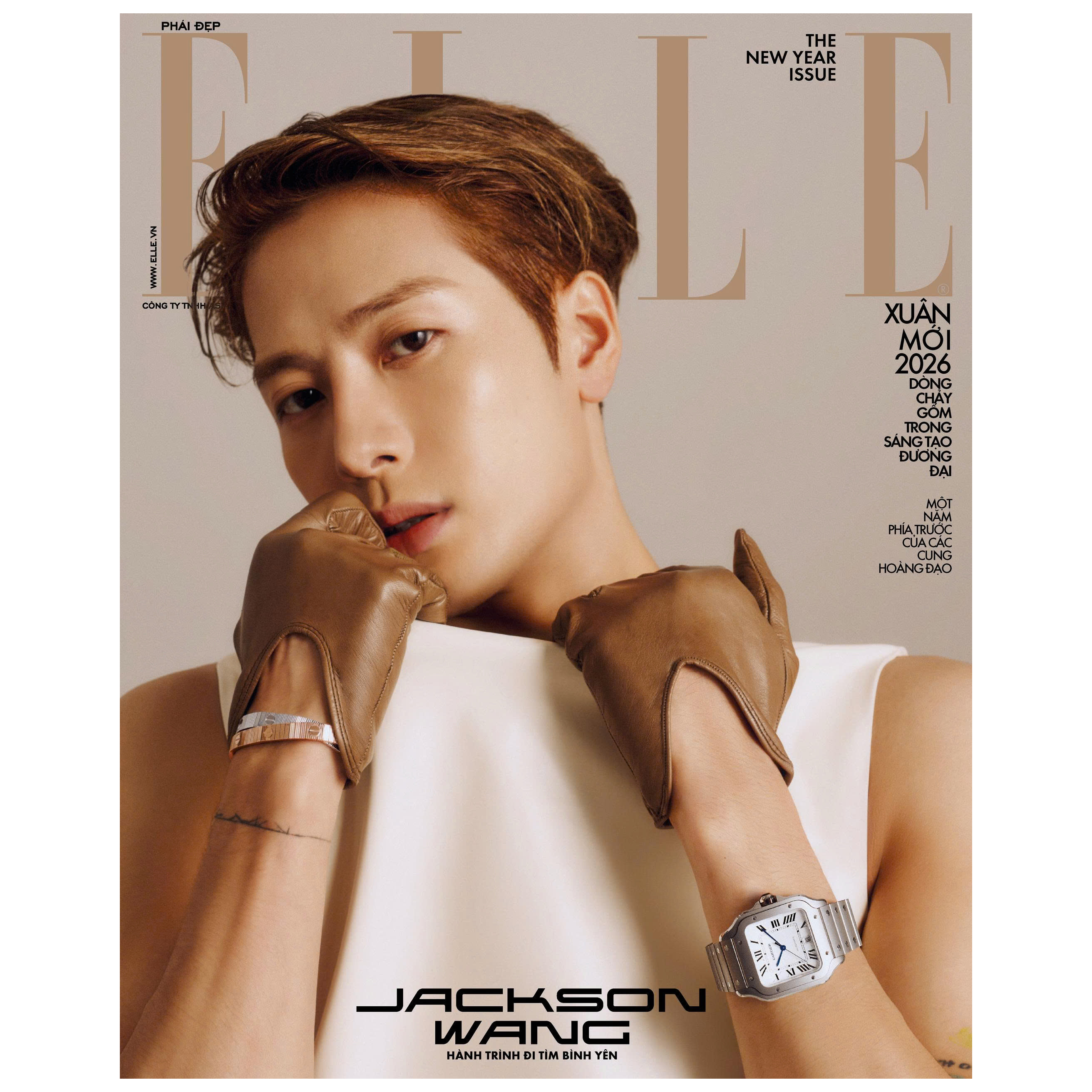 Bộ
Tạp Chí Phái Đẹp Elle Tháng 1/2026 - Bìa Jackson Wang
