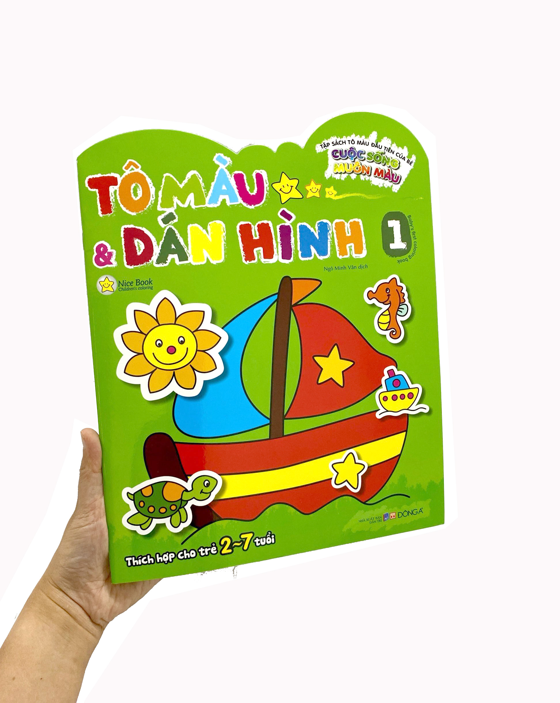 Bộ Tập Sách Tô Màu Đầu Tiên Của Bé - Cuộc Sống Muôn Màu - Tô Màu Và Dán Hình - Tập 1 - Ảnh 9