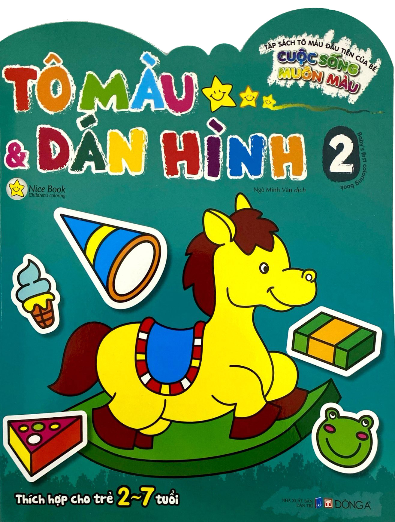 Bộ Tập Sách Tô Màu Đầu Tiên Của Bé - Cuộc Sống Muôn Màu - Tô Màu Và Dán Hình - Tập 2 - Ảnh 3