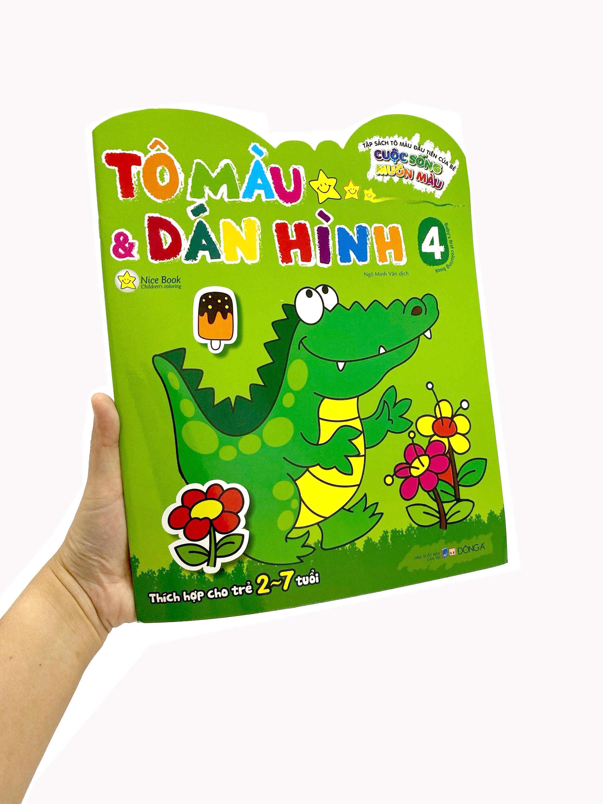 Bộ Tập Sách Tô Màu Đầu Tiên Của Bé - Cuộc Sống Muôn Màu - Tô Màu Và Dán Hình - Tập 4 - Ảnh 8