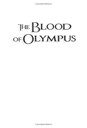 bộ the heroes of olympus 5: the blood of olympus - Ảnh 2