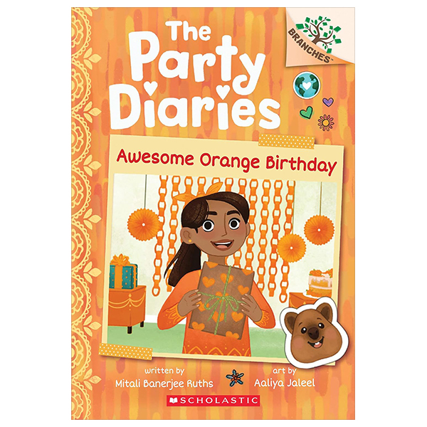 bộ the party diaries 1 - awesome orange birthday (a branches book)