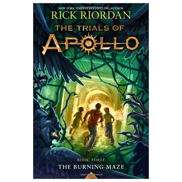 bộ the trials of apollo book 3: the burning maze