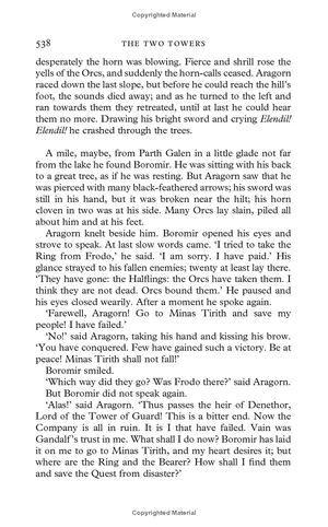 bộ the two towers (the lord of the rings, book 2) - Ảnh 6