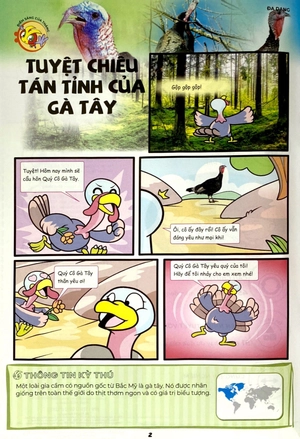 bộ the young scientist - truyện tranh khoa học cho trẻ em - level 1 - tập 5: tuyệt chiêu tán tỉnh của gà tây - Ảnh 3