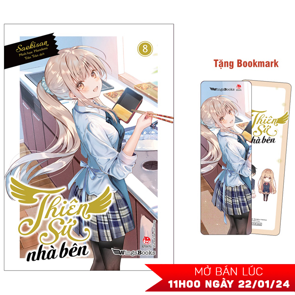 bộ thiên sứ nhà bên - tập 8 - tặng kèm bookmark