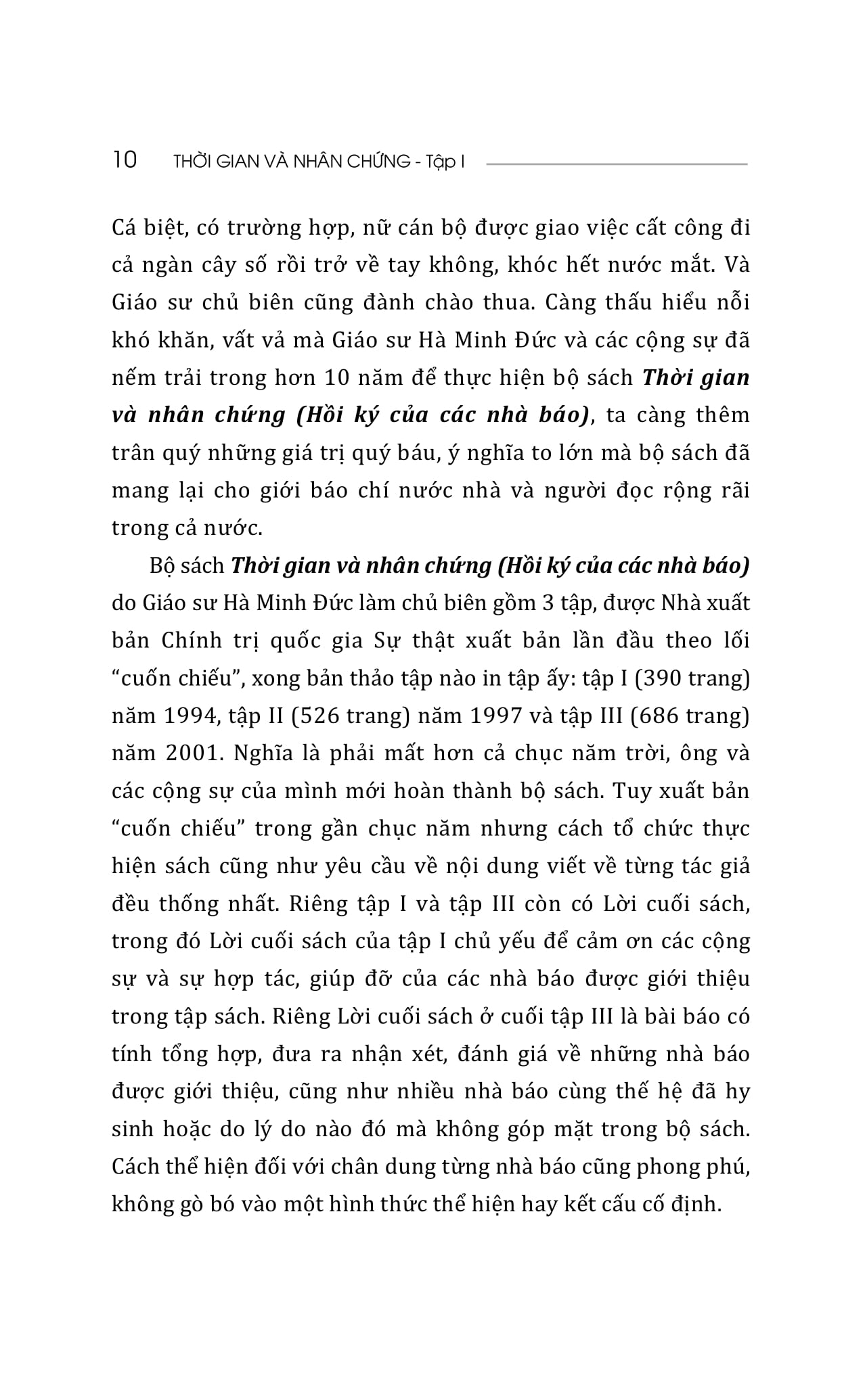 Bộ Thời Gian Và Nhân Chứng - Hồi Ký Của Các Nhà Báo - Tập I - Ảnh 12