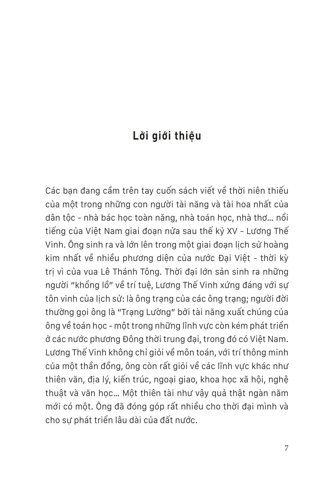 Bộ Thời Niên Thiếu Của Danh Nhân Nước Việt - Thời Niên Thiếu Của Lương Thế Vinh - Ảnh 6