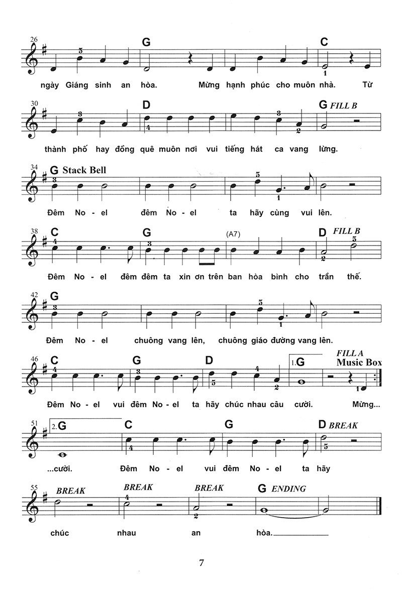 bộ thực hành biểu diễn organ cho thiếu nhi – tập 3 - Ảnh 6