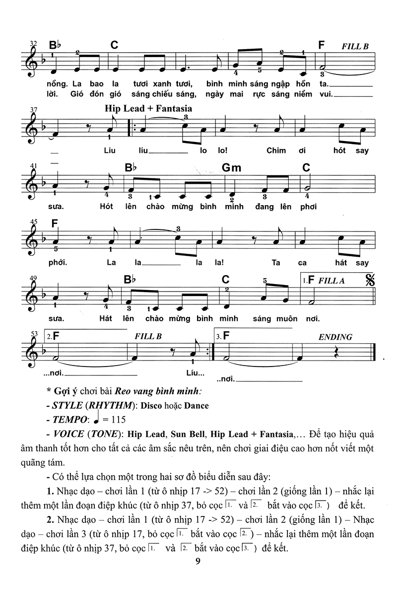 bộ thực hành biểu diễn organ cho thiếu nhi – tập 4 - Ảnh 9