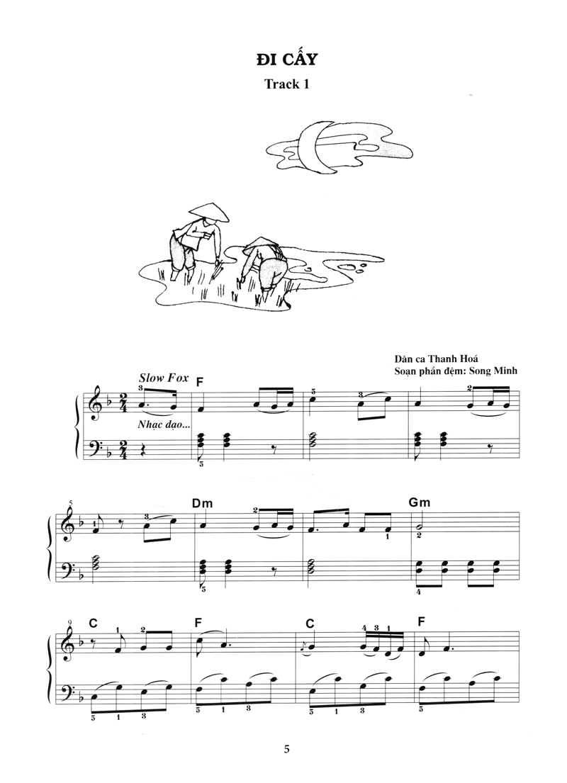 bộ thực hành đệm piano - chủ đề: ca khúc thiếu nhi - phần 2 - Ảnh 3