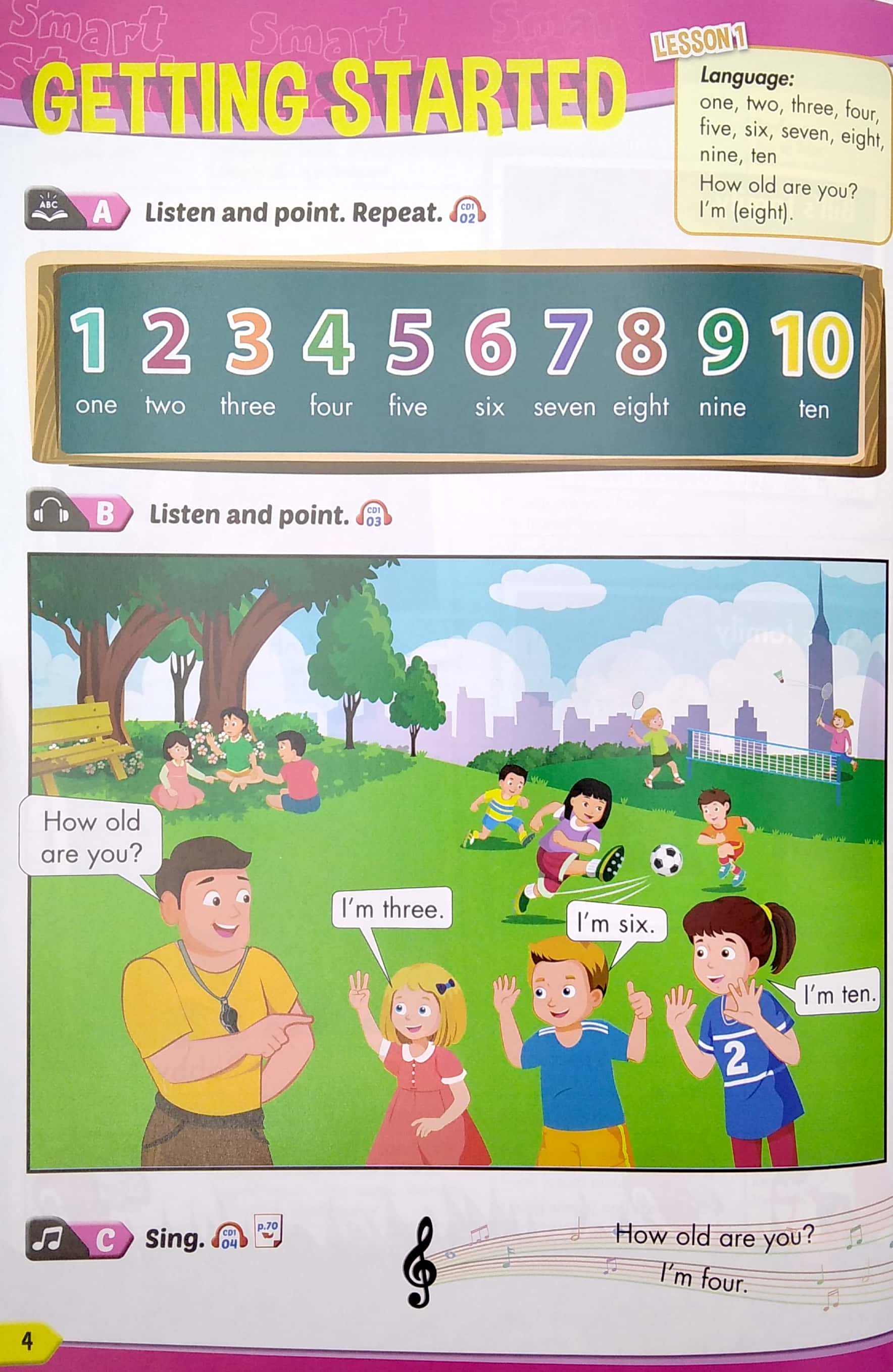 Bộ Tiếng Anh 2 - I-Learn Smart Start - Student's Book - Ảnh 4