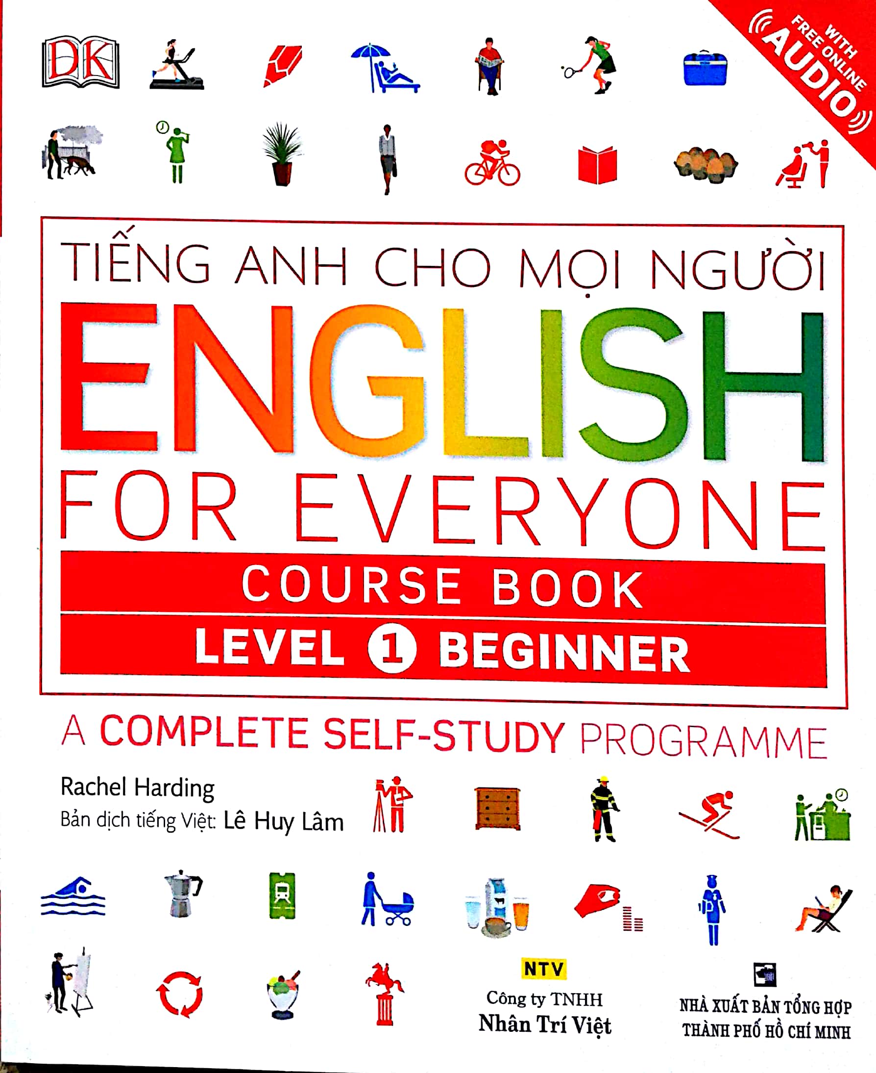 bộ tiếng anh cho mọi người - english for everyone - level 1 beginner - course book (kèm cd)