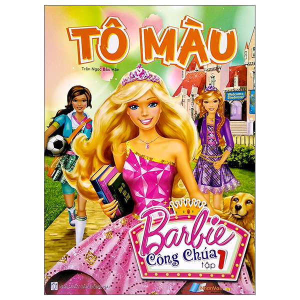 bộ tô màu barbie công chúa - tập 1