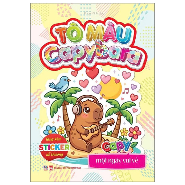 Bộ Tô Màu Capybara - Capy Và Những Người Bạn - Ảnh 2