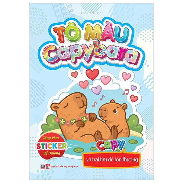 Bộ Tô Màu Capybara - Capy Và Trái Tim Dễ Tổn Thương