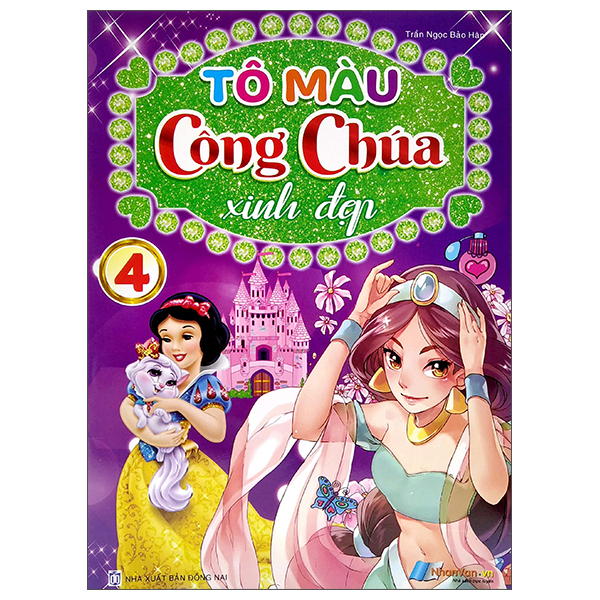 bộ tô màu công chúa xinh đẹp - tập 4