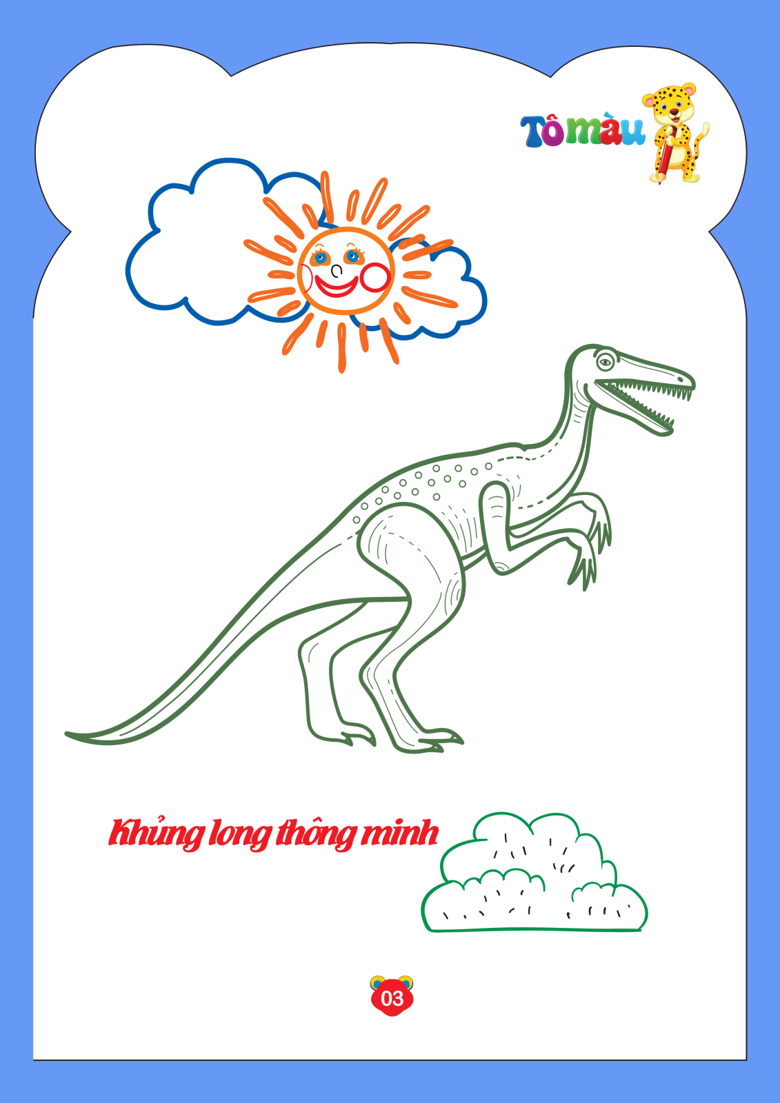 bộ tô màu động vật - tập 6 (song ngữ anh - việt) - Ảnh 4
