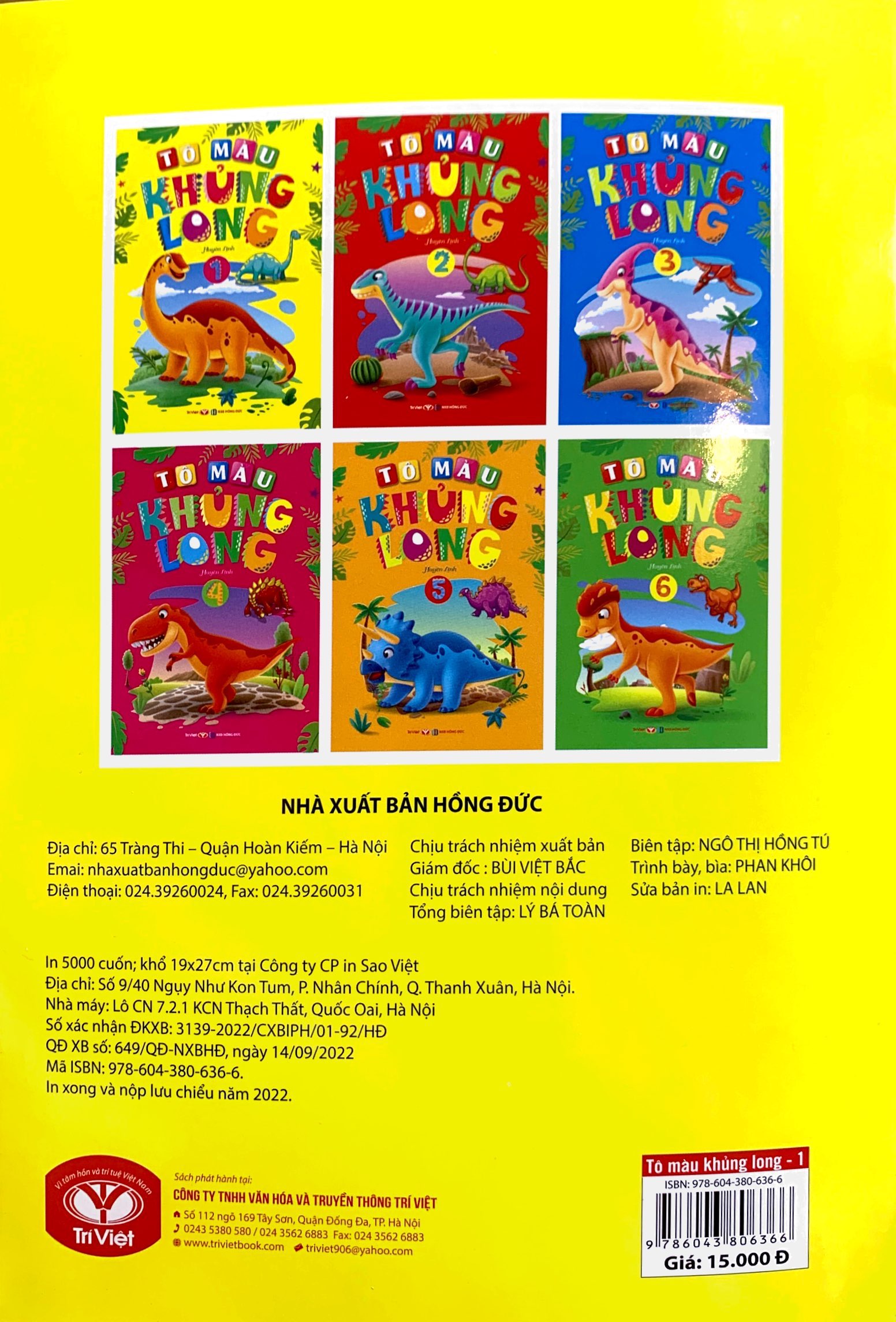 bộ tô màu khủng long - tập 1 (2022) - Ảnh 7