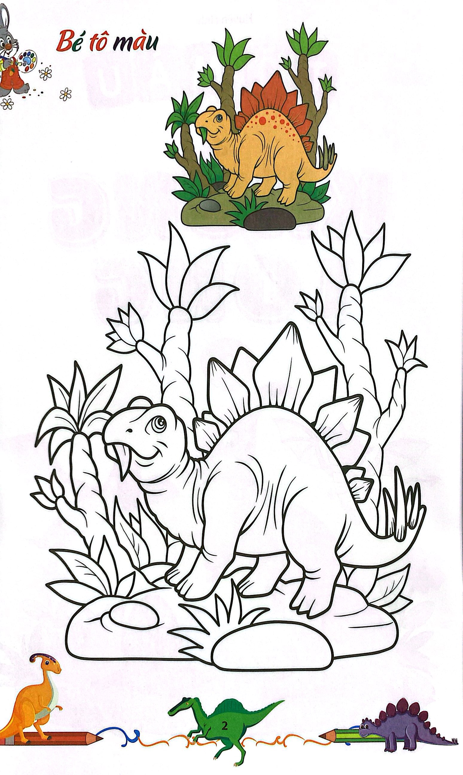 Bộ Tô Màu Khủng Long - Tập 3 - Ảnh 3