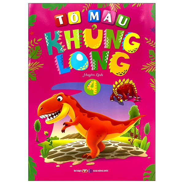 bộ tô màu khủng long - tập 4 (2022)