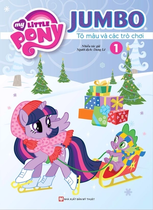bộ tô màu my little pony - jumbo tô màu và các trò chơi 1 - Ảnh 2