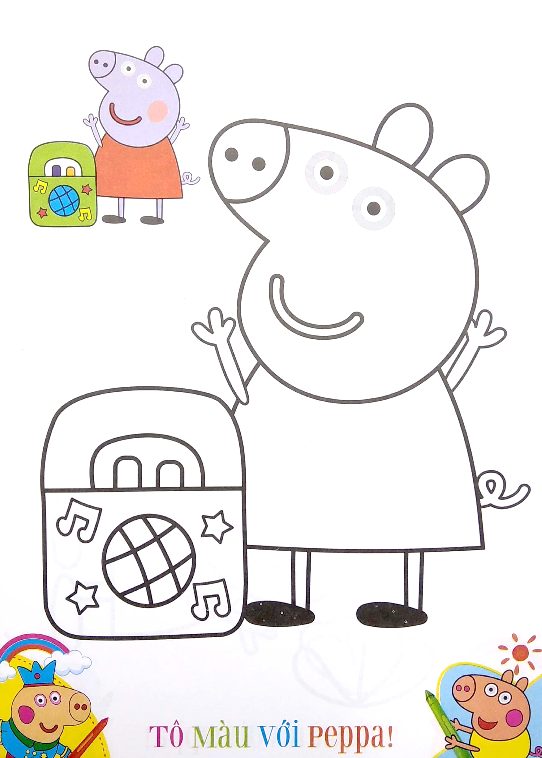 Bộ Tô Màu Peppa Pig - Tập 2 (Tái Bản 2024) - Ảnh 2